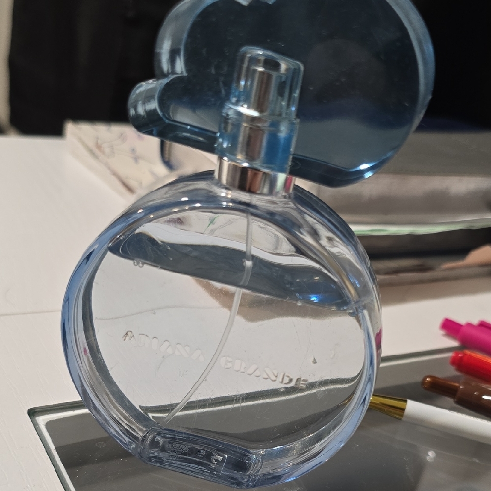 Ariana Grande Translucent Blue Perfume Bottle